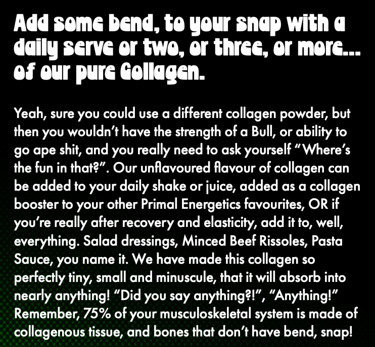 ALL BULL - No Shit - Pure Collagen