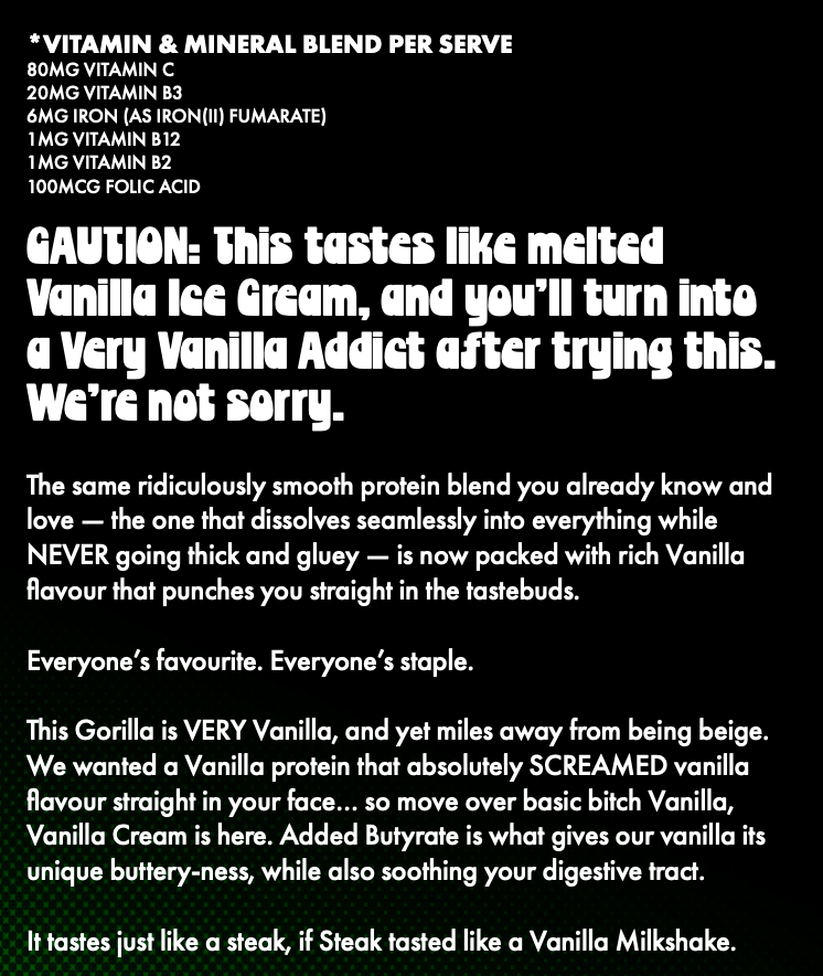 The Steak Shake - Vanilla Gorilla